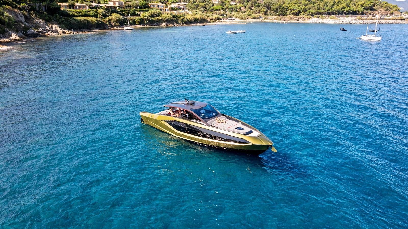 a boat on the water aboard FAST ONE Yacht for Sale