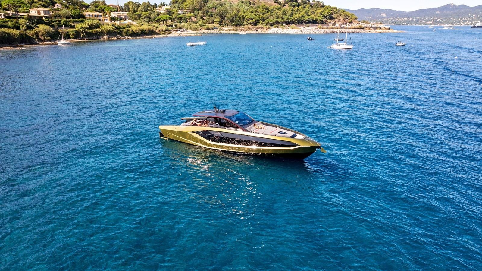 a boat in the water aboard FAST ONE Yacht for Sale