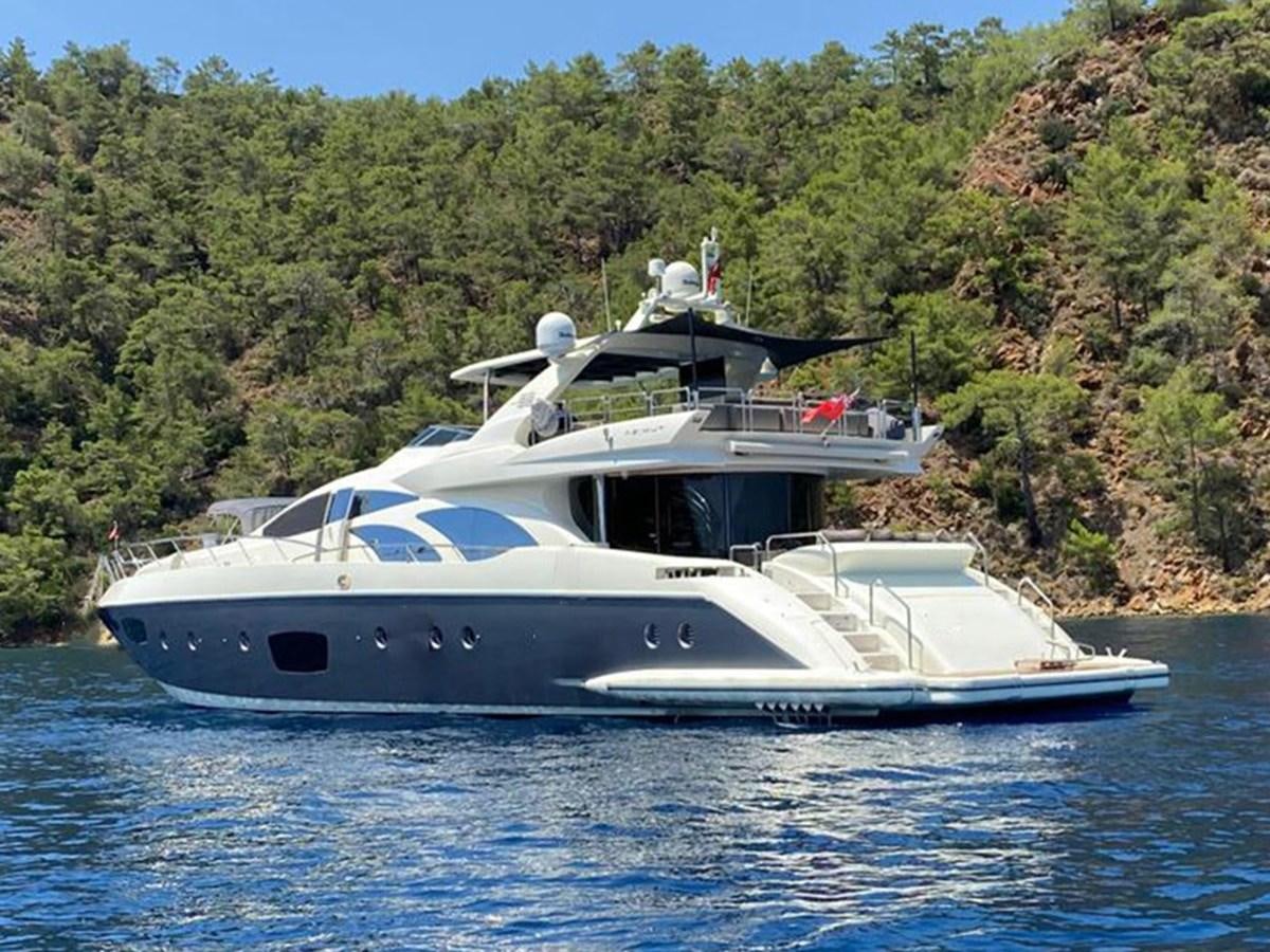 a boat on the water aboard AZIMUT 98 2009 Yacht for Sale
