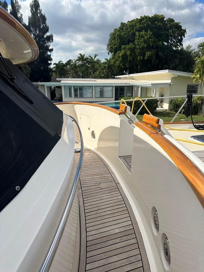 the front of a boat aboard BANDOL Yacht for Sale