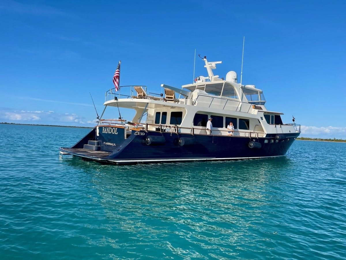a boat in the water aboard BANDOL Yacht for Sale