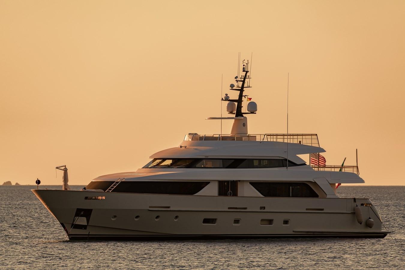 a large white yacht aboard MY WAY Yacht for Sale