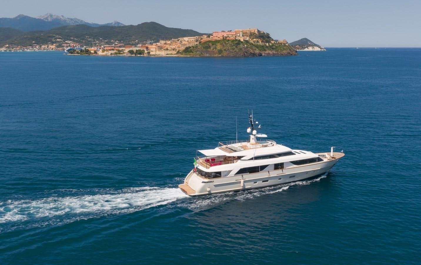 a boat on the water aboard MY WAY Yacht for Sale