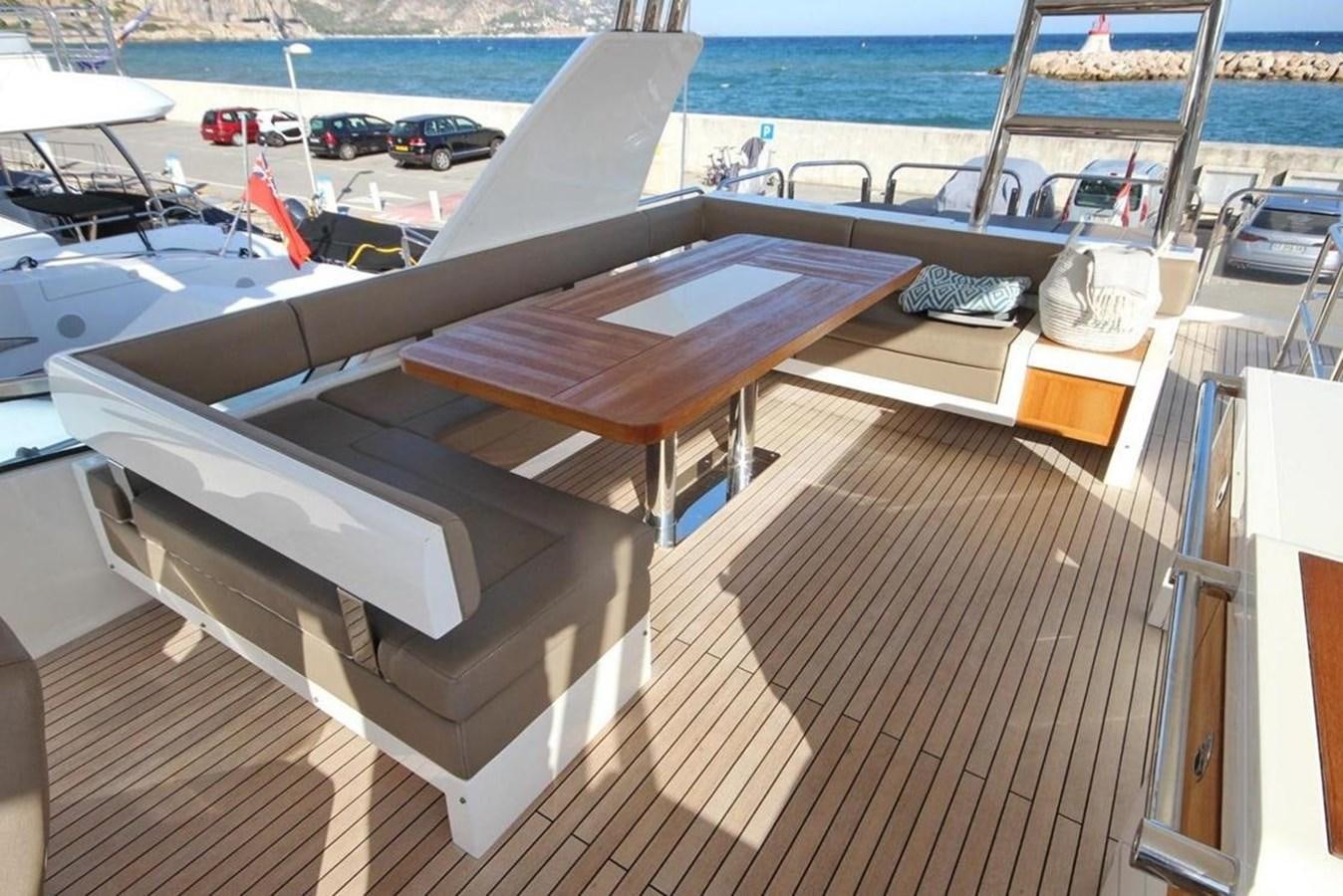 a boat on a deck aboard SQUADRON 80 Yacht for Sale