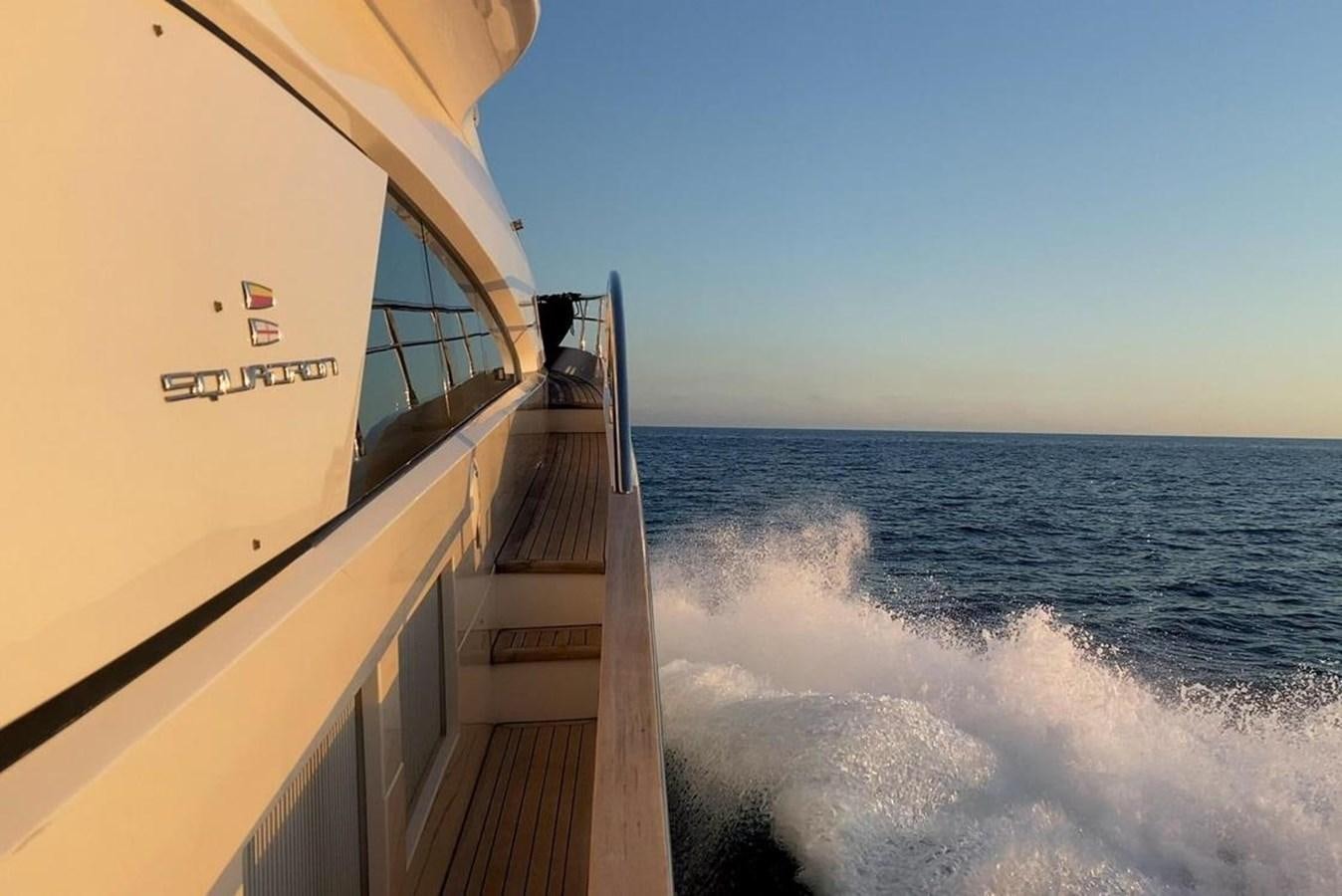 a boat on the water aboard SQUADRON 80 Yacht for Sale