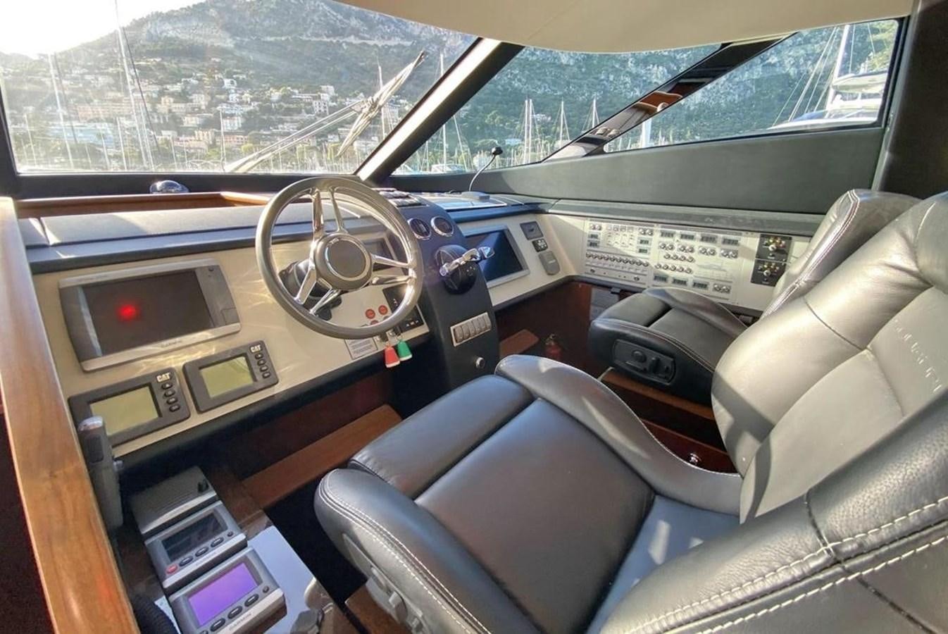inside of a car aboard SQUADRON 80 Yacht for Sale
