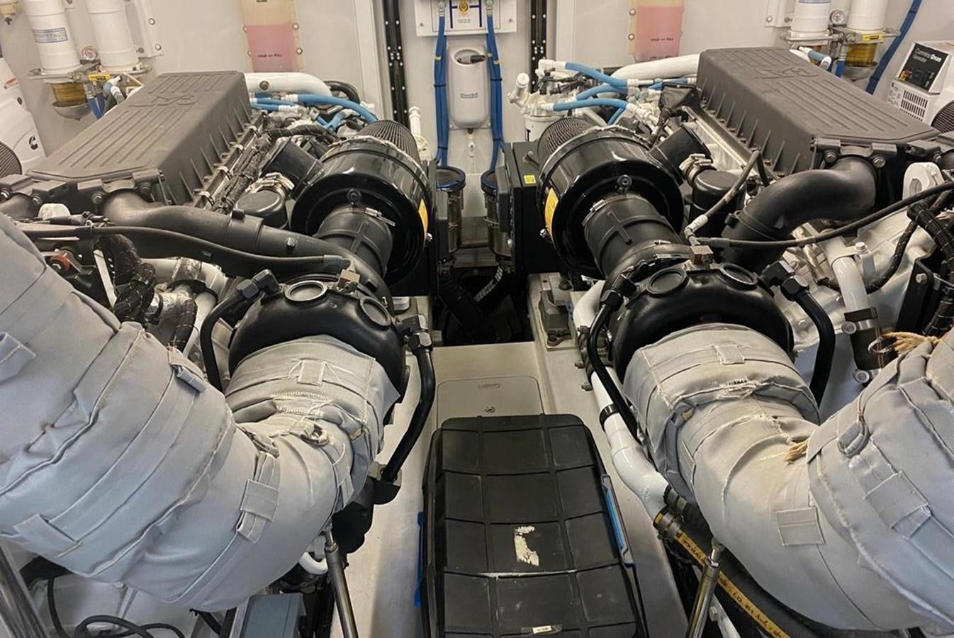 a large group of cars aboard SQUADRON 80 Yacht for Sale