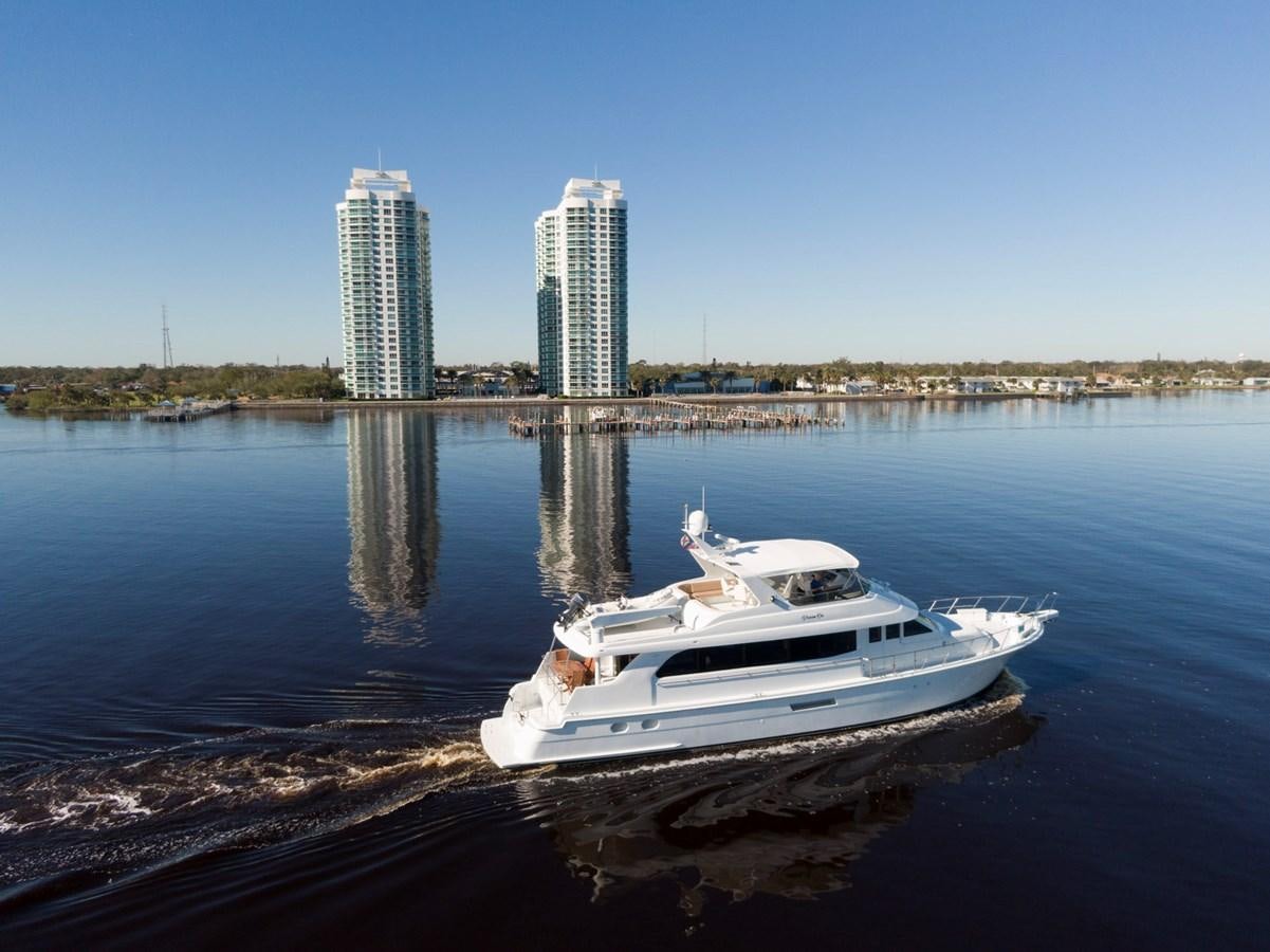 a boat on the water aboard DREAM ON Yacht for Sale