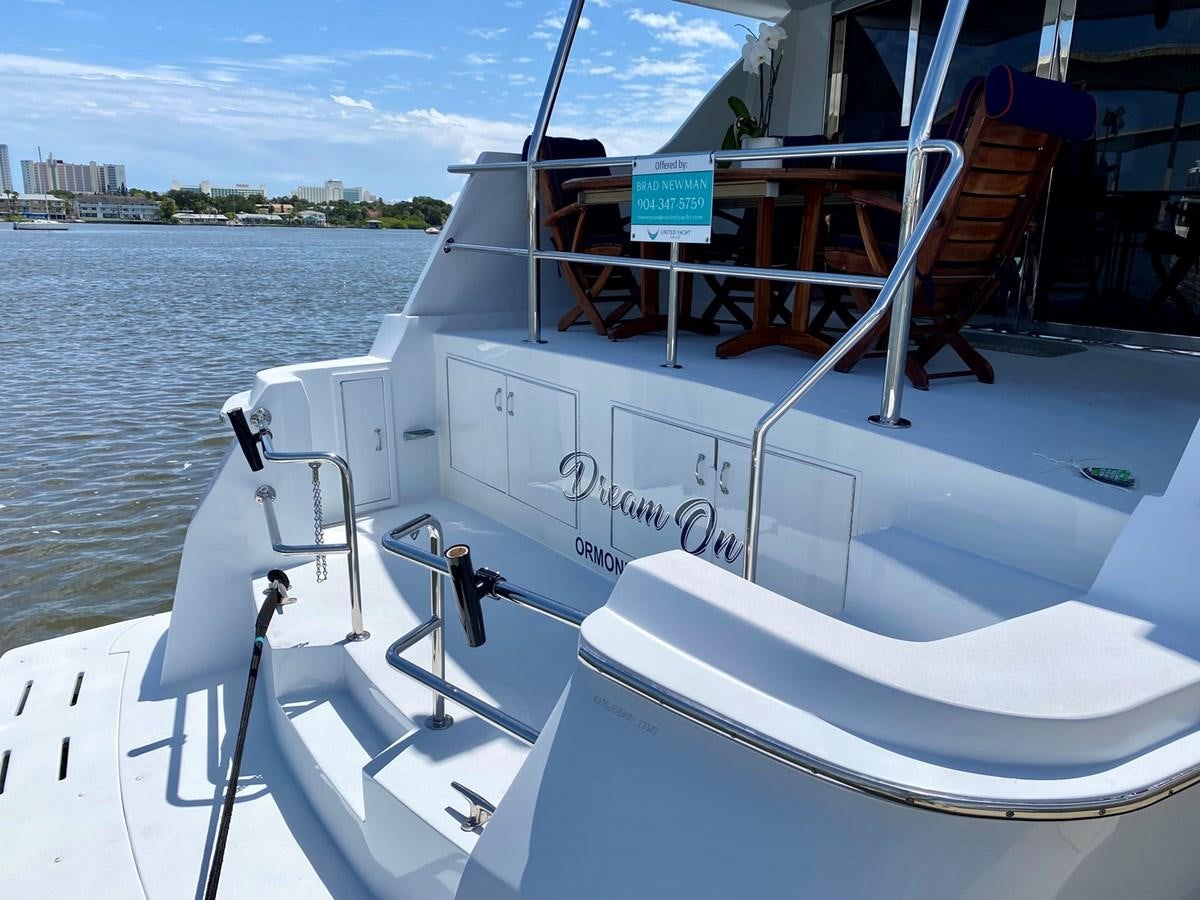 a boat on the water aboard DREAM ON Yacht for Sale