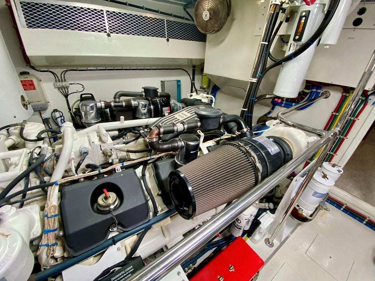 a close-up of a machine aboard DREAM ON Yacht for Sale