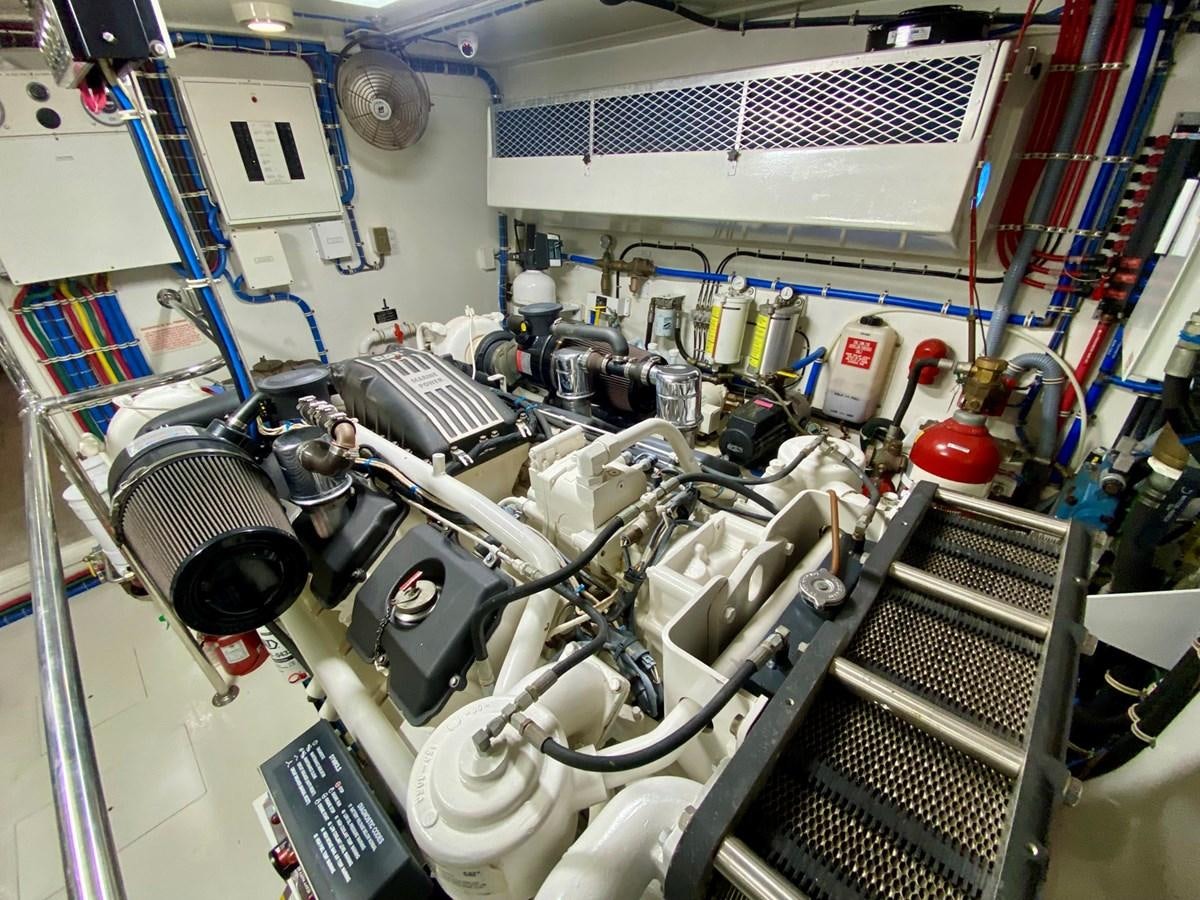 a machine with wires and tubes aboard DREAM ON Yacht for Sale