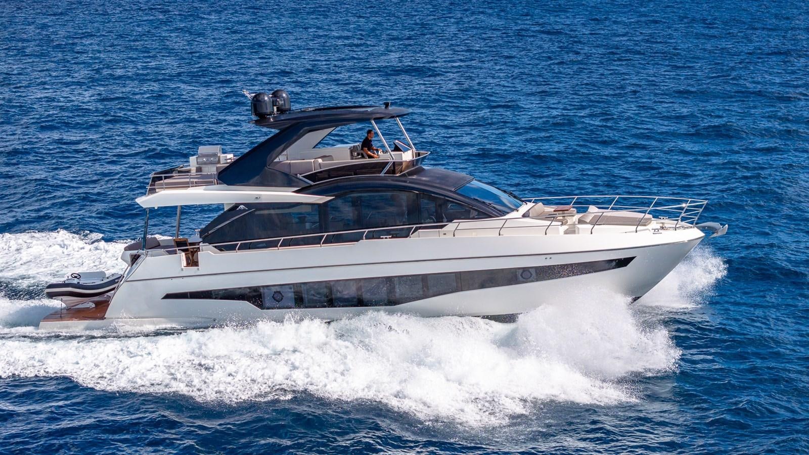 a boat on the water aboard ISLA BONITA Yacht for Sale