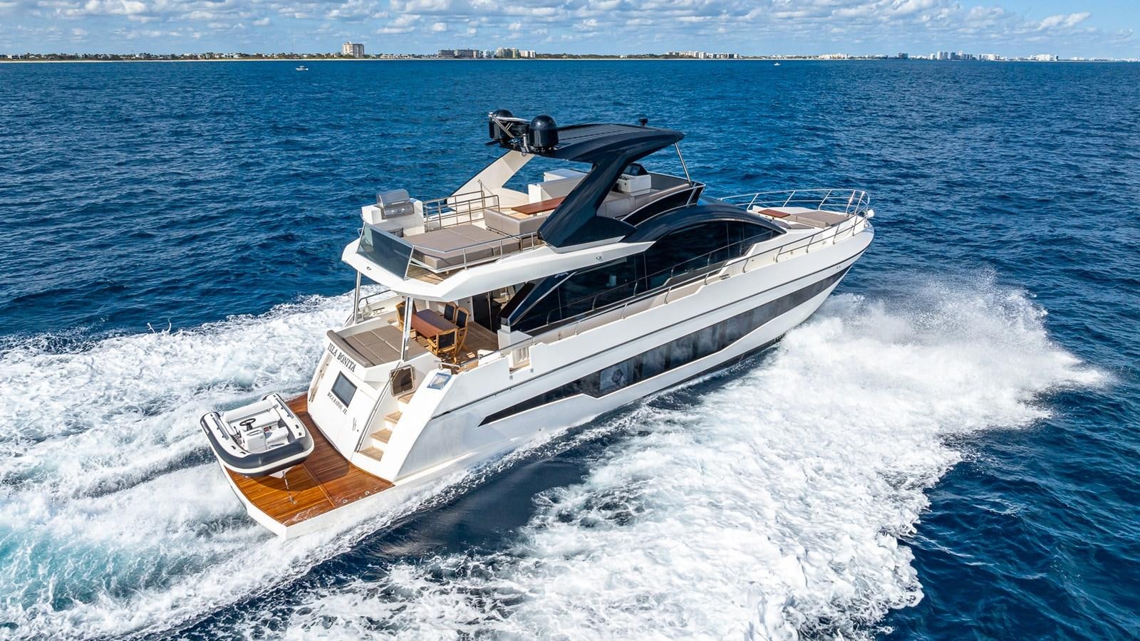 a boat on the water aboard ISLA BONITA Yacht for Sale