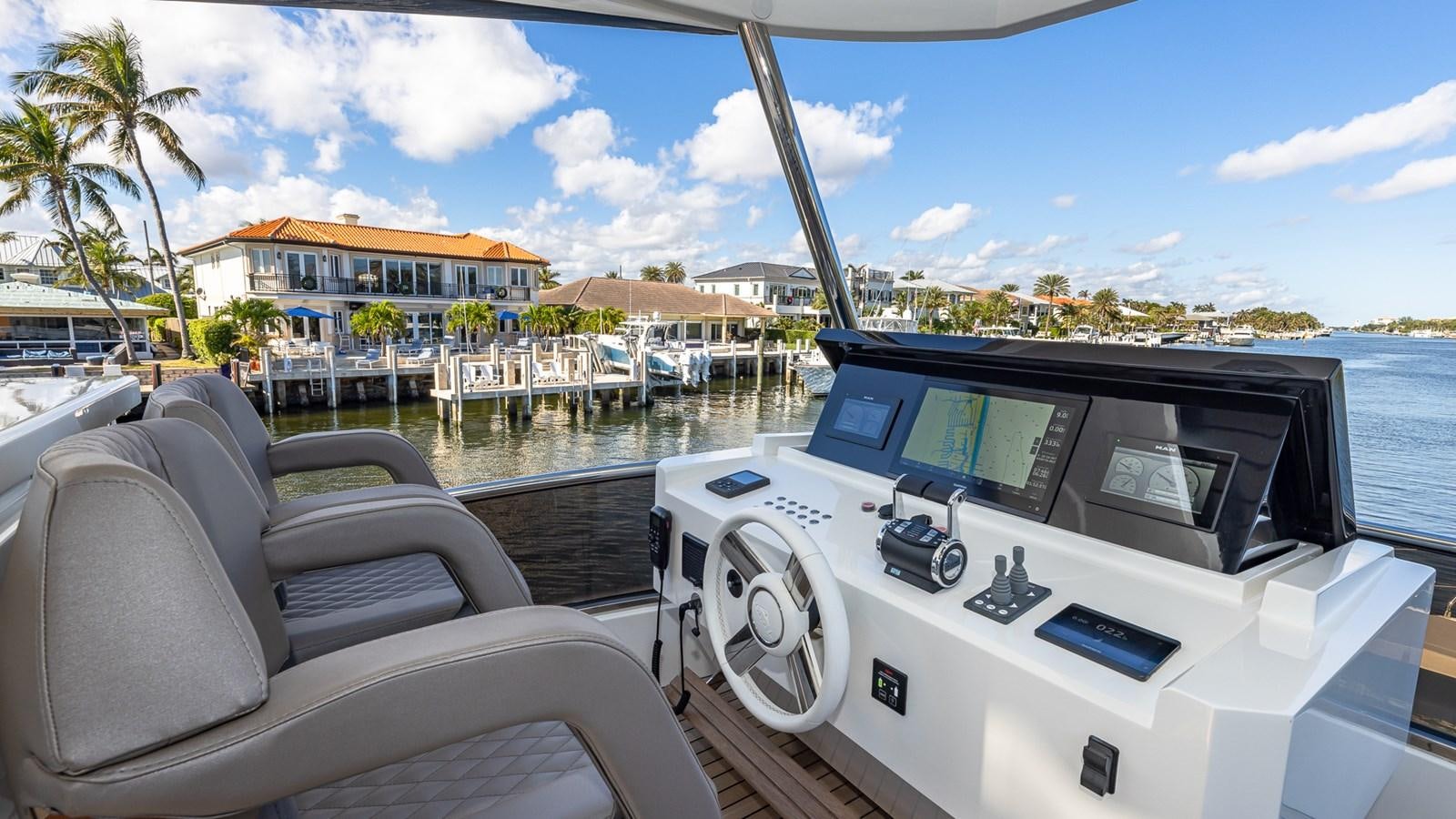 a boat on the water aboard ISLA BONITA Yacht for Sale