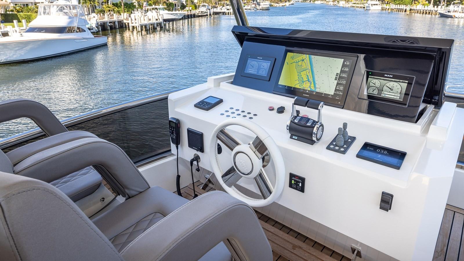 the inside of a boat aboard ISLA BONITA Yacht for Sale