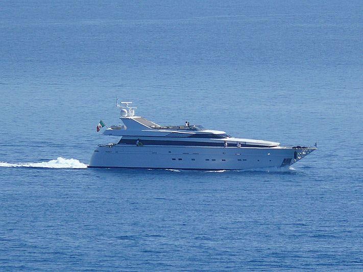 a boat in the water aboard REGINA K Yacht for Charter