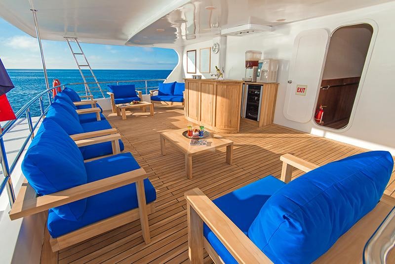 a boat on the water aboard TIP TOP II Yacht for Charter