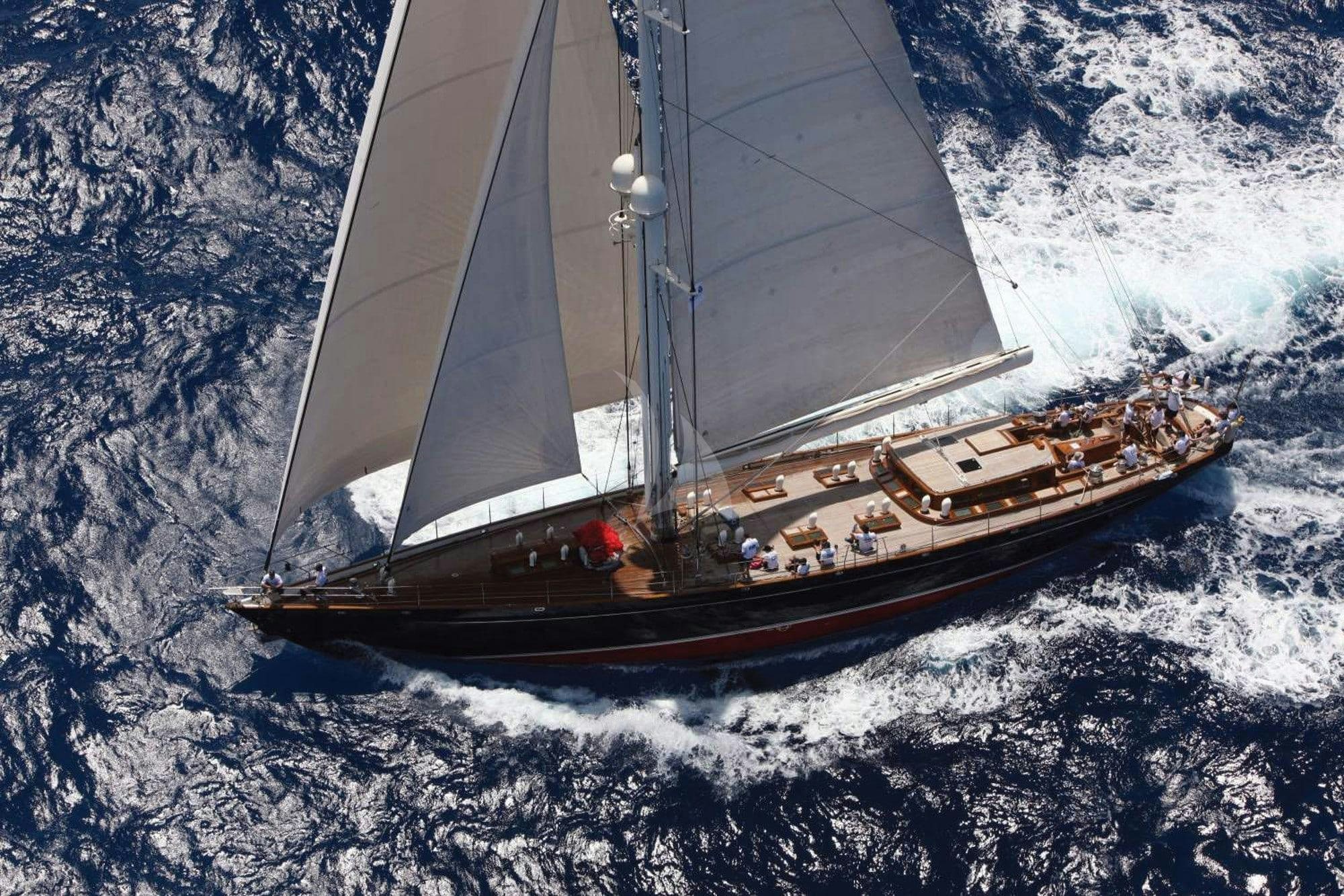a ship in the water aboard SHAMOUN Yacht for Charter