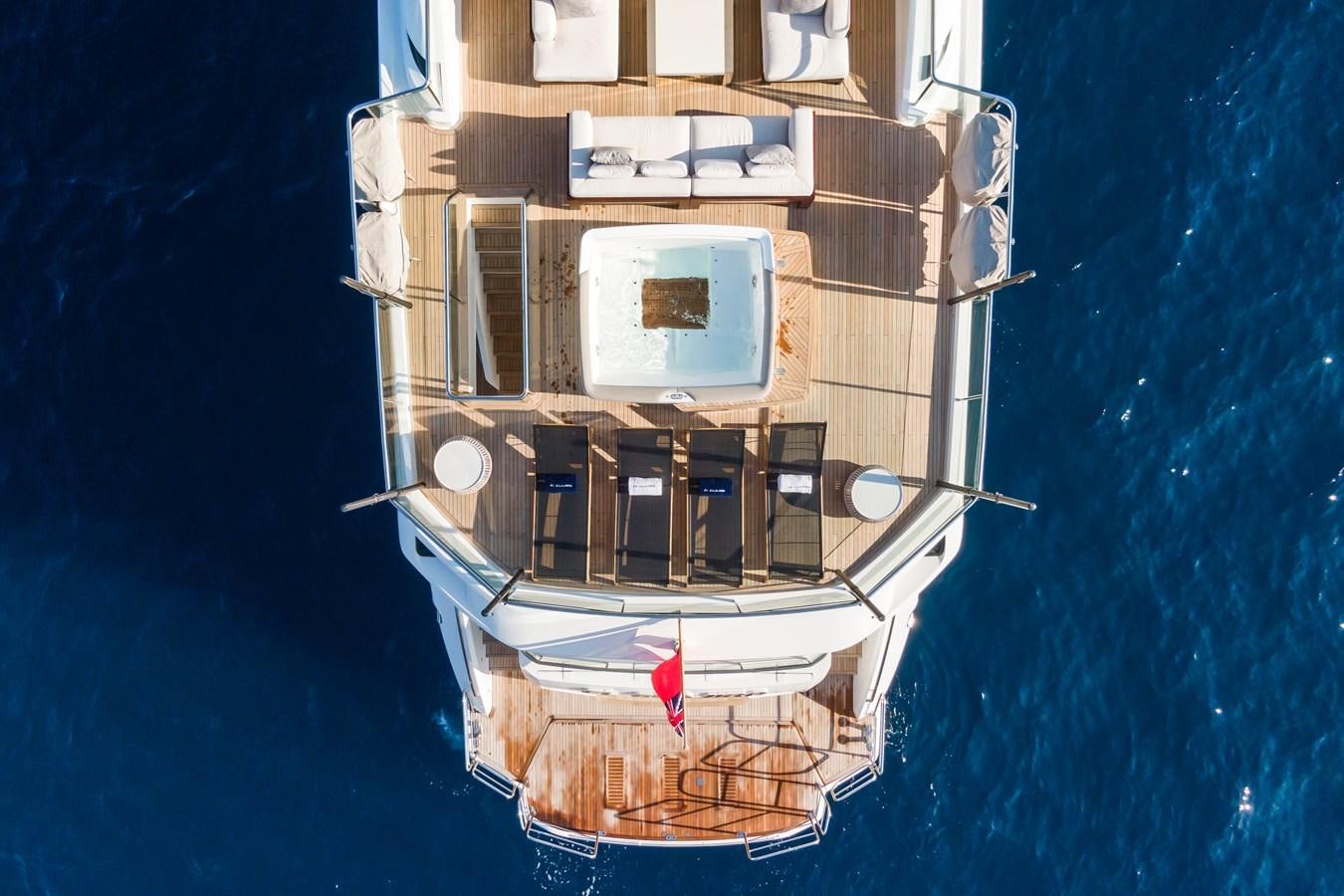 a satellite in space aboard MINOR FAMILY AFFAIR Yacht for Charter