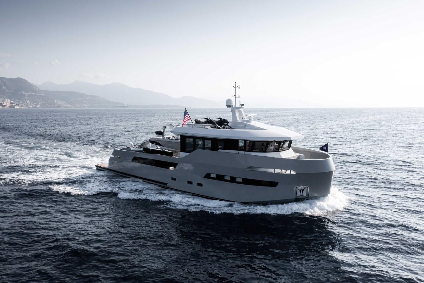 a boat in the water aboard CROSSOVER 27M Yacht for Sale