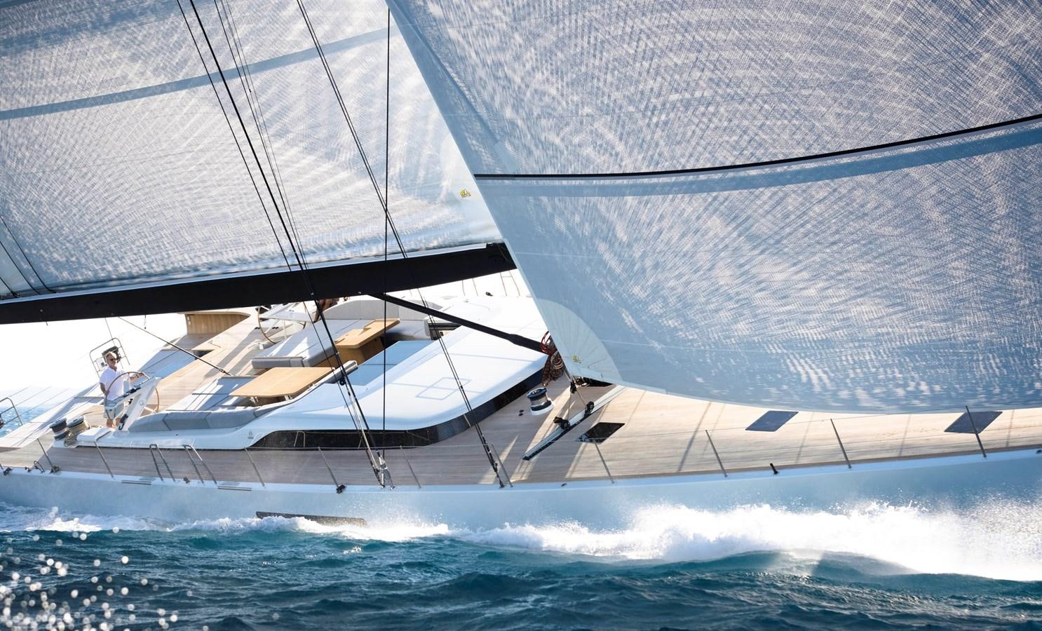 a sailboat in the water aboard CEFEA Yacht for Charter