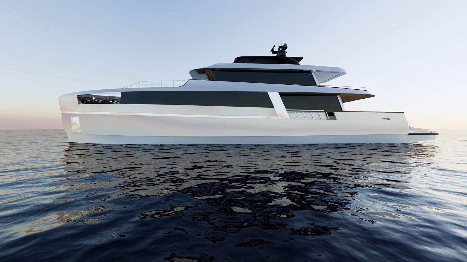 a white boat on water aboard OTTAWA V Yacht for Sale