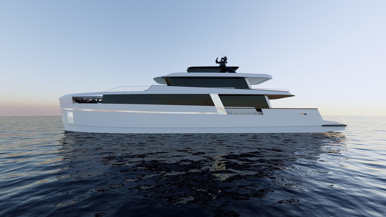 a white boat on the water aboard OTTAWA V Yacht for Sale