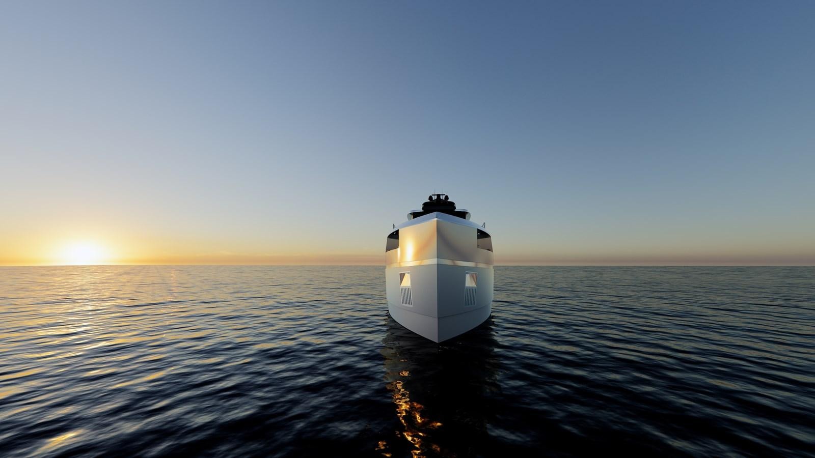a white boat on water aboard OTTAWA V Yacht for Sale